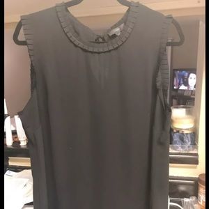 J. Crew Drapey Ruffle Trim Top - BRAND NEW